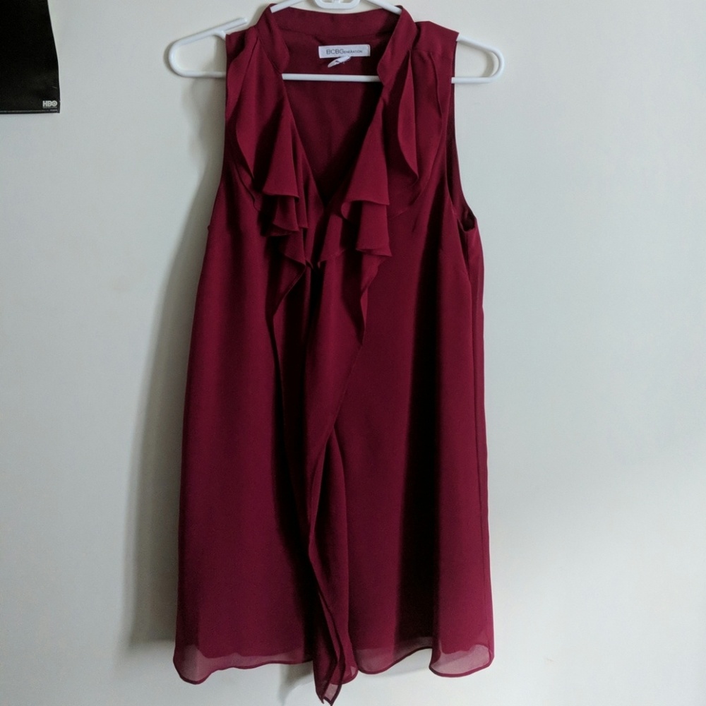 Ruffled shift dress